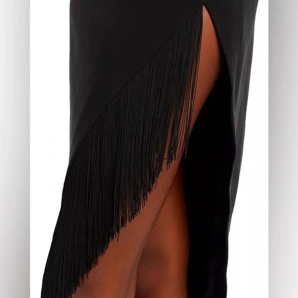 David KomaSleeveless Fringe Hem Dress NWT Size US 4 UK8